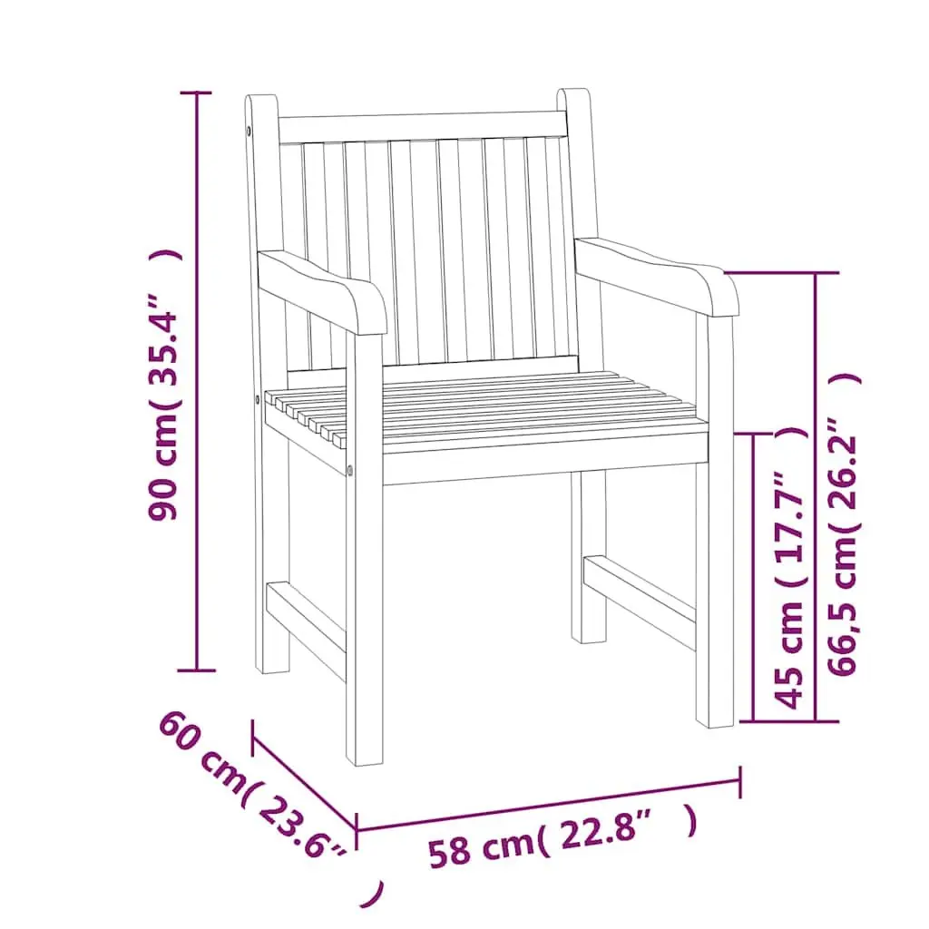 Garden Dining Set 4 Piece Outdoor Furniture Table Chairs Benches Teak Wood