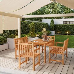 Join Friends and Family at this 5 Piece Garden Dining Set