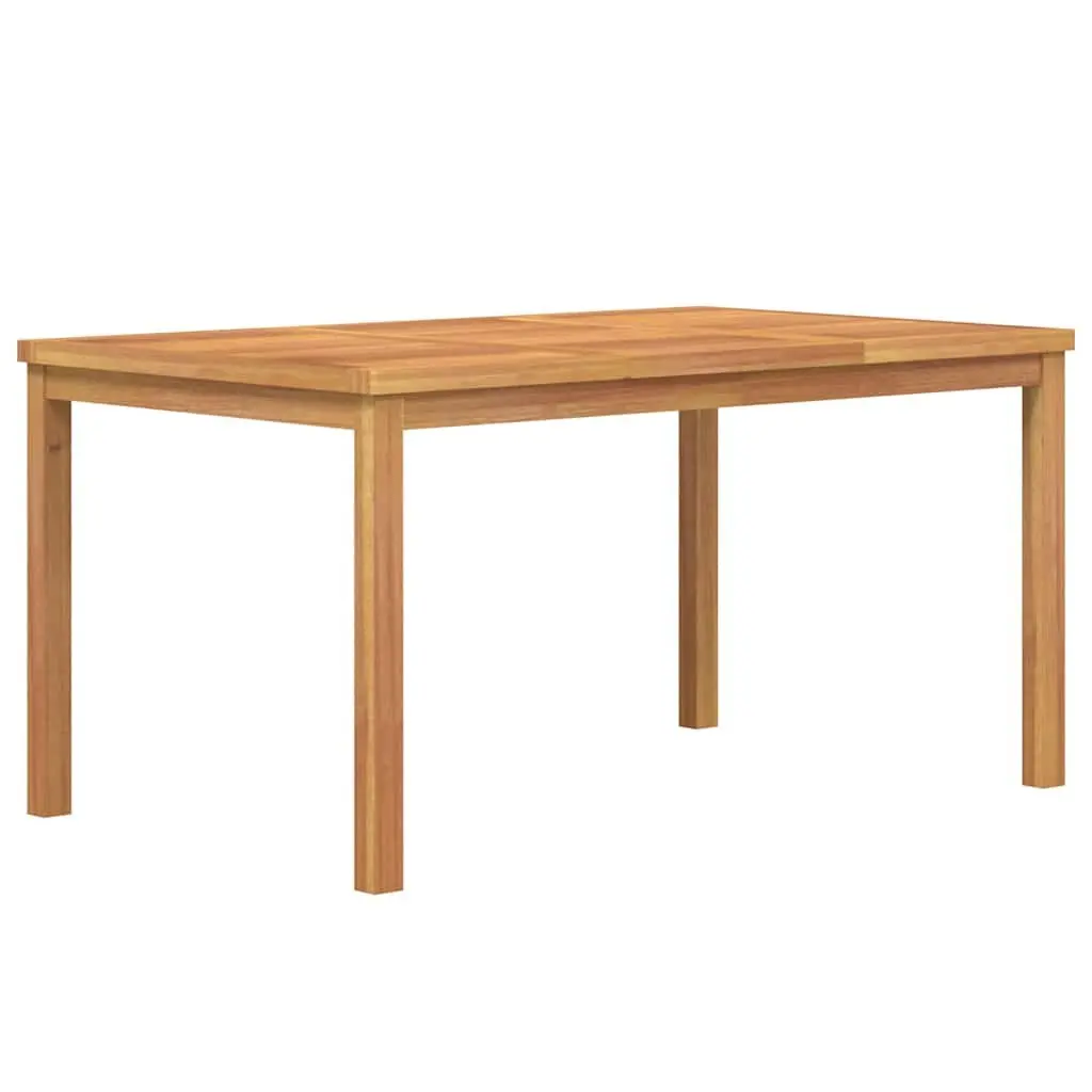 4 Piece Garden Dining Set Solid Teak Wood Table Bench Chairs Outdoor Furniture
