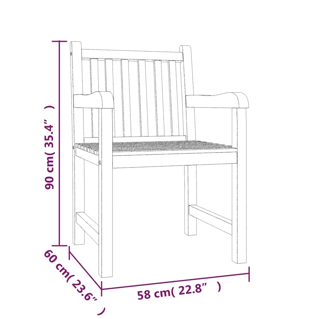 Outdoor 4-Piece Dining Set