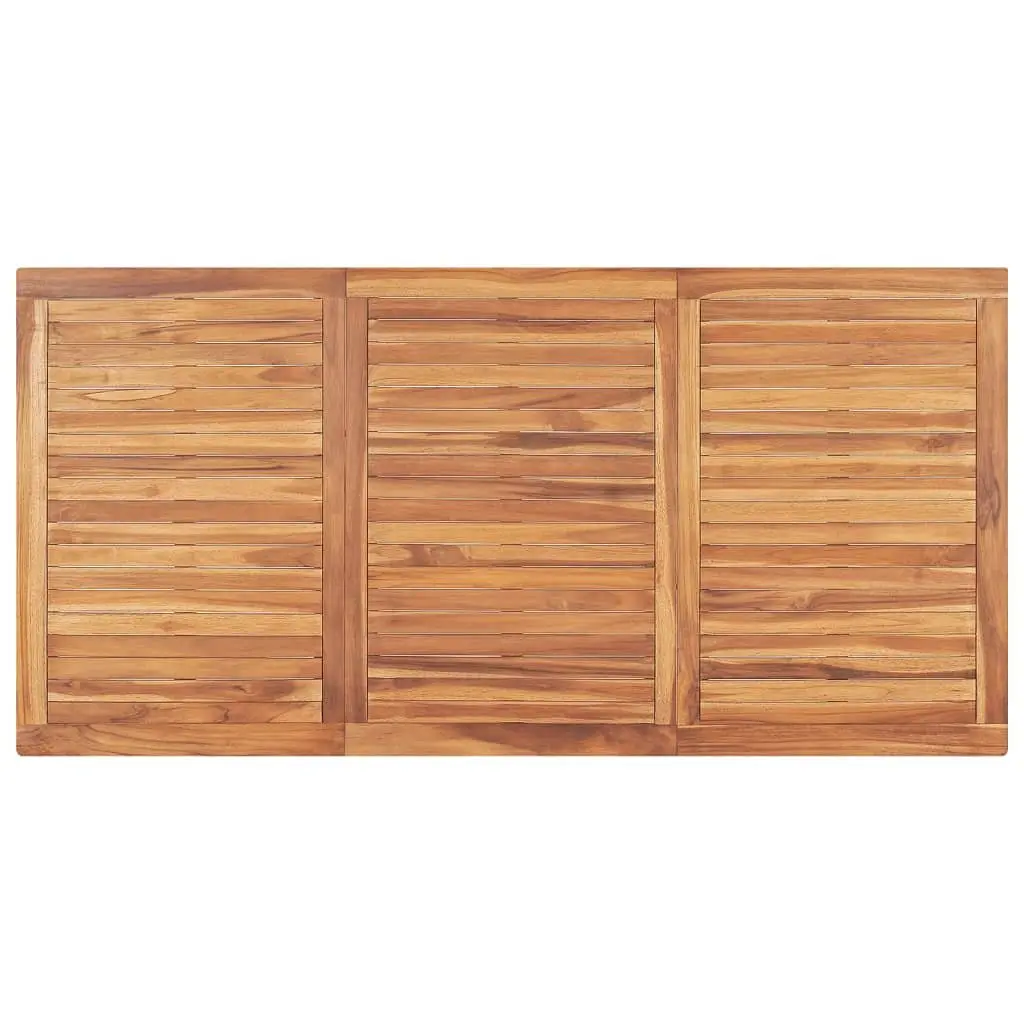 Garden Dining Set 3 Piece Outdoor Furniture Teak Wood Table Benches Patio