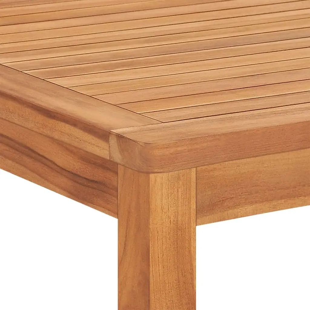 Garden Dining Set 3 Piece Outdoor Furniture Teak Wood Table Benches Patio