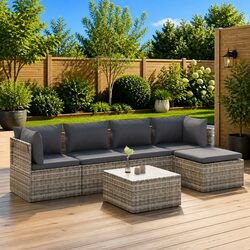 Your Outdoor Oasis with 6 Piece Lounge Set and Storage