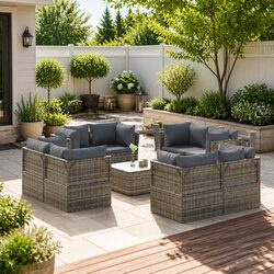Your Perfect 9 Piece Outdoor Lounge Set Awaits