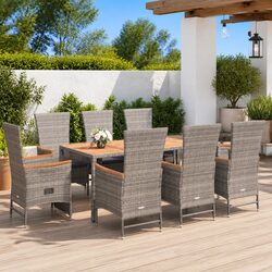Your Perfect 9-Piece Outdoor Dining Solution