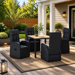 Your Perfect Outdoor Dining Set: 5 Pieces for Comfort