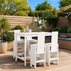 Friendly 5 Piece Outdoor Bar Set for Your Gatherings