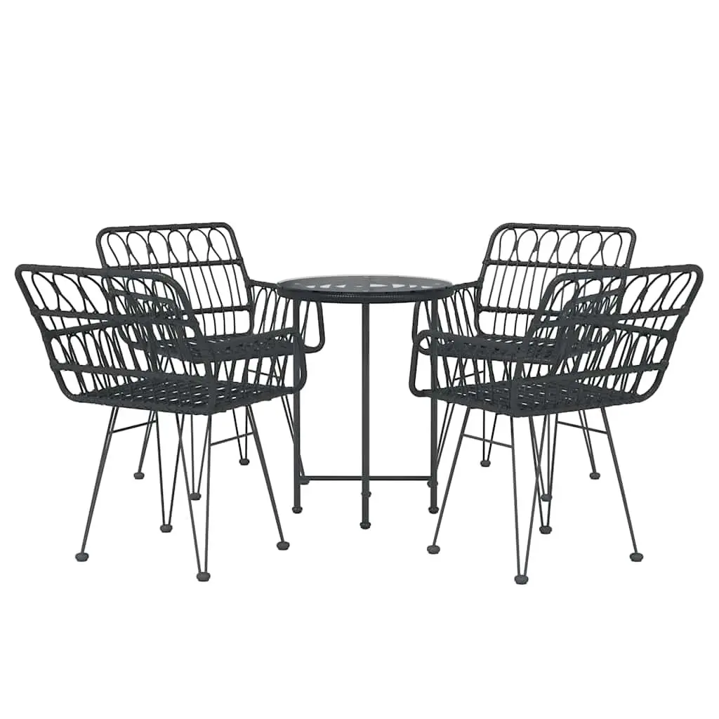 5 Piece Garden Dining Set for Outdoor Relaxation