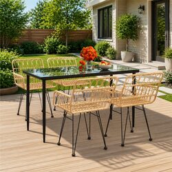 Your Ideal Outdoor Dining Set: 5 Pieces Included