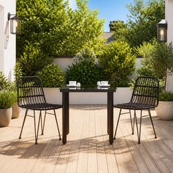 Friendly 3 Piece Outdoor Dining Set for Your Patio