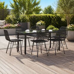 Enjoy Your Outdoor Space with This 7 Piece Dining Set