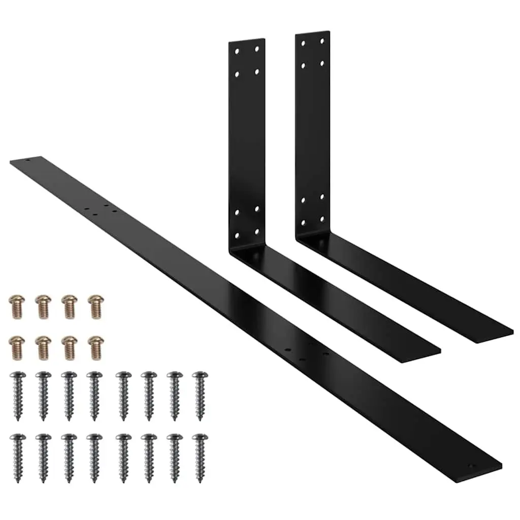 Pallet Sofa Backrest Adjustable Weather-Resistant Iron 110cm Black