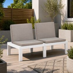 Your Friendly Outdoor Lounge Bench with Cushions