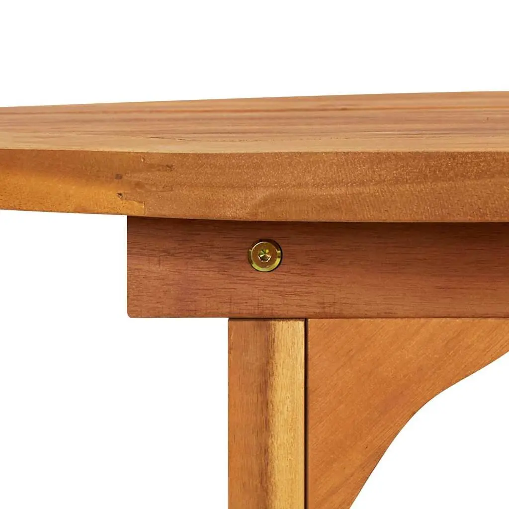 Garden Dining Table 220x90x75 cm Solid Acacia Wood Outdoor Patio Furniture