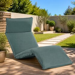 Friendly Grey Foldable Sunlounger for Your Outdoor Space