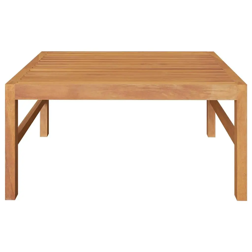 Garden Table Teak Wood Brown 63x63x30 cm