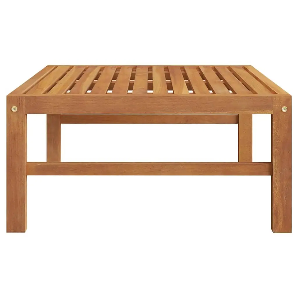 Garden Table Teak Wood Brown 63x63x30 cm