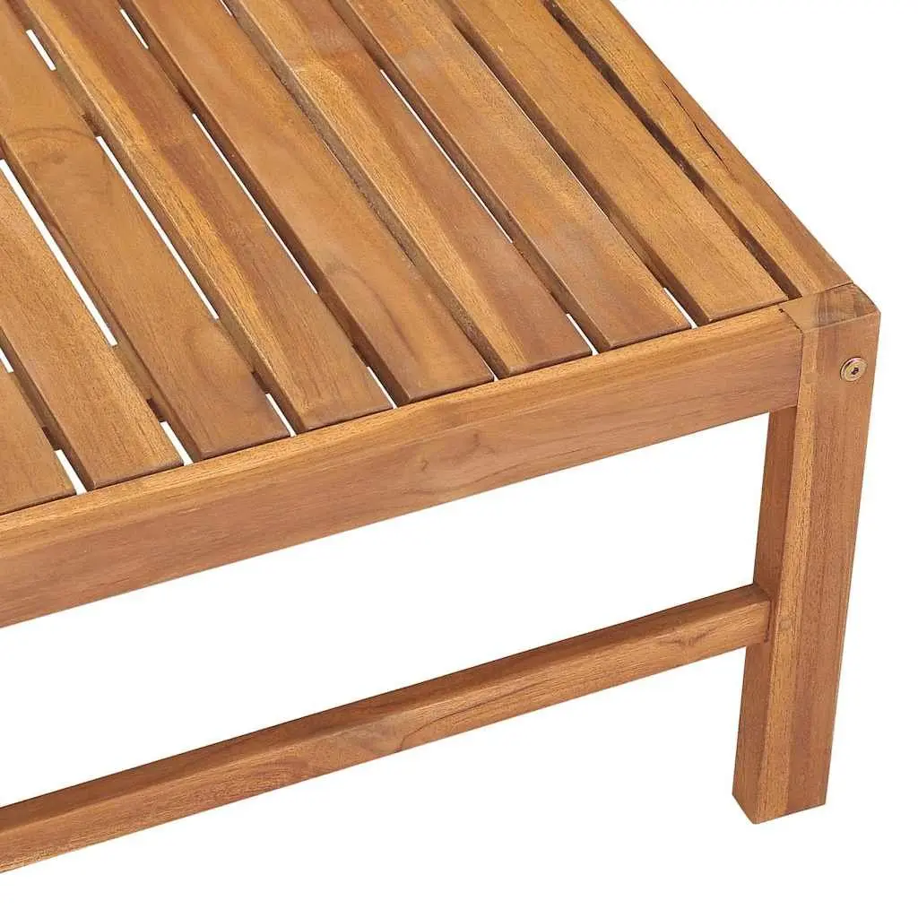 Garden Table Teak Wood Brown 63x63x30 cm
