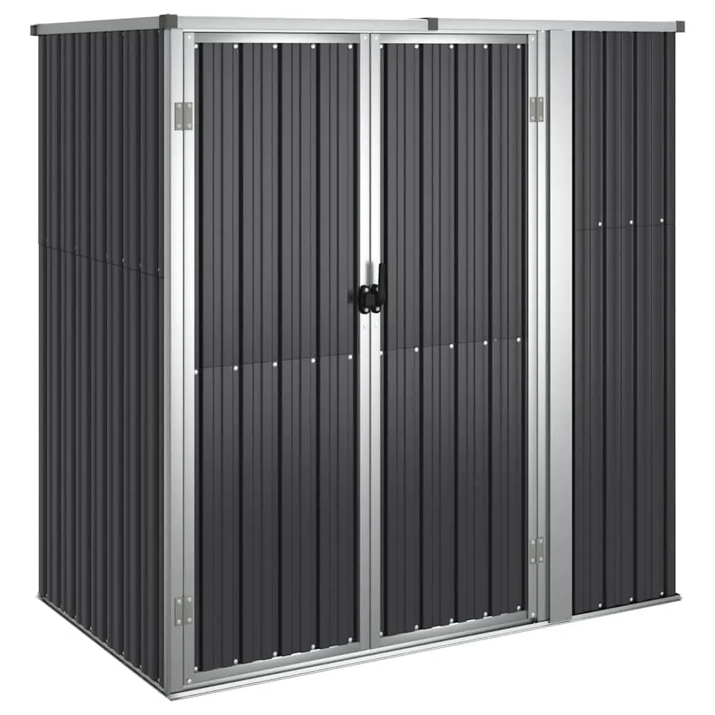 Garden Tool Shed Anthracite Outdoor Storage Galvanised Steel Structure