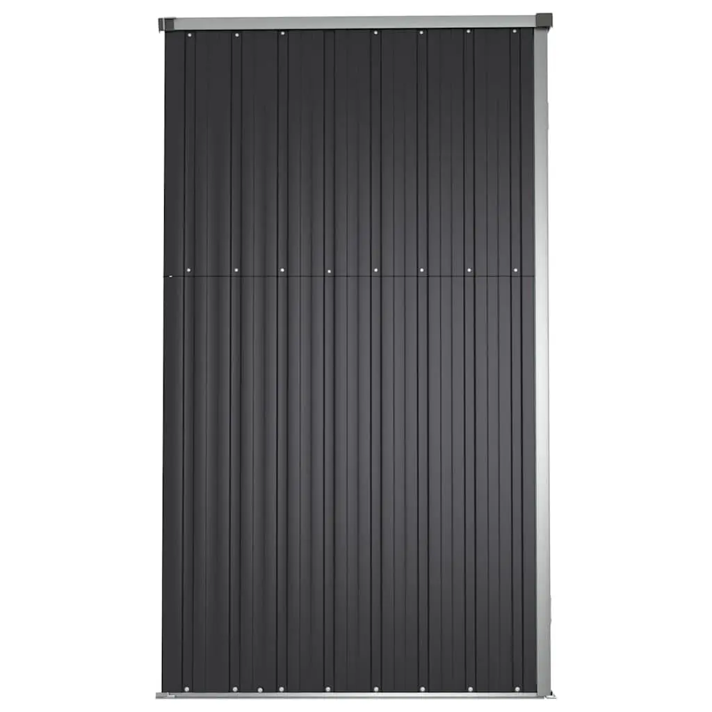 Garden Tool Shed Anthracite Outdoor Storage Galvanised Steel Structure