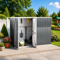 Your Go-To Grey Garden Tool Shed for Outdoor Use