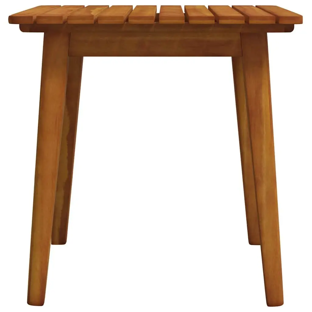 3 Piece Bistro Set Solid Acacia Wood Weather Resistant Outdoor Garden Furniture Brown