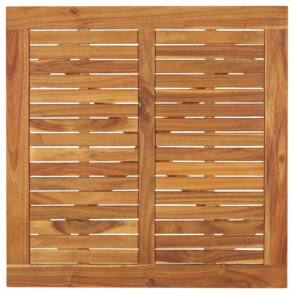 Garden Table Solid Acacia Wood Brown 85x85x75 cm Outdoor Furniture