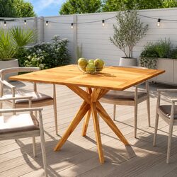 Your New Favorite Acacia Wood Garden Table