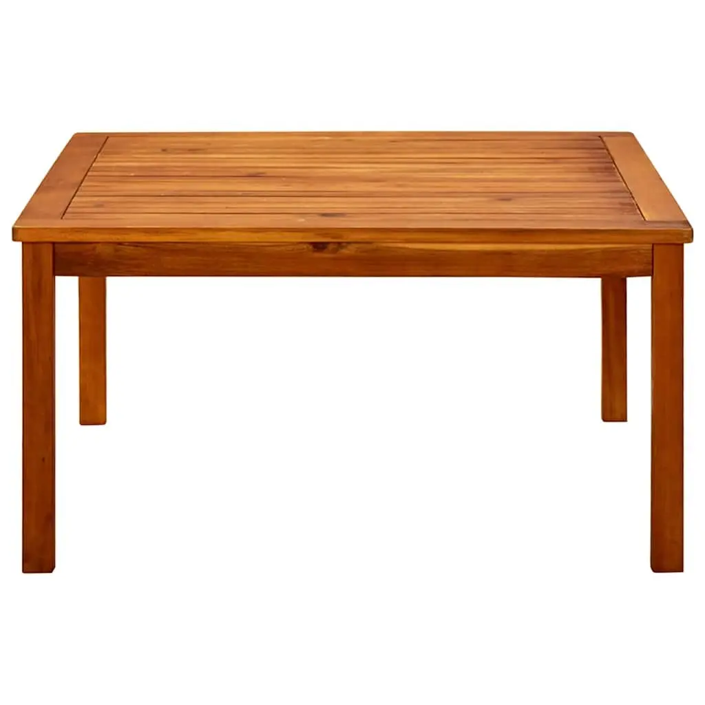 Acacia Wood Outdoor Coffee Table Weather Resistant 85x85x45 cm Brown