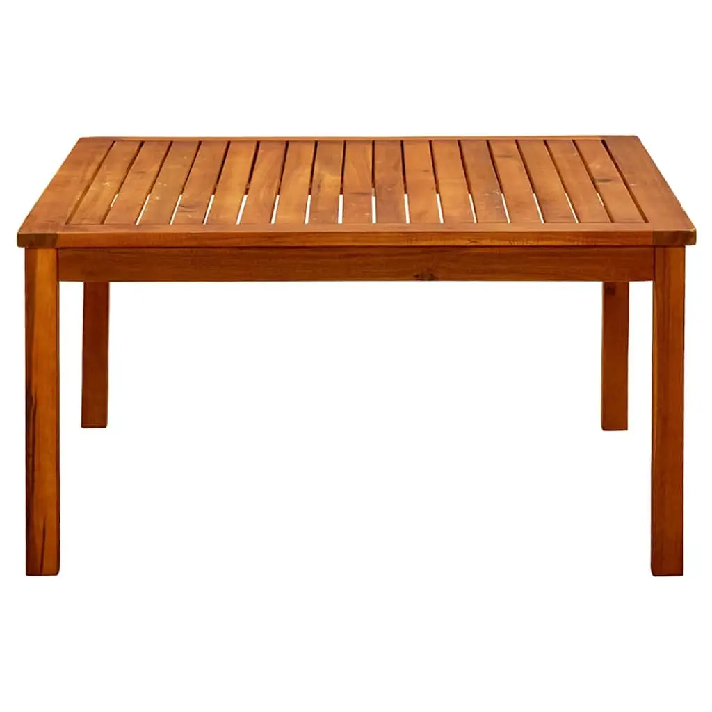 Acacia Wood Outdoor Coffee Table Weather Resistant 85x85x45 cm Brown