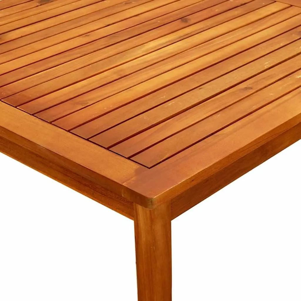 Acacia Wood Outdoor Coffee Table Weather Resistant 85x85x45 cm Brown