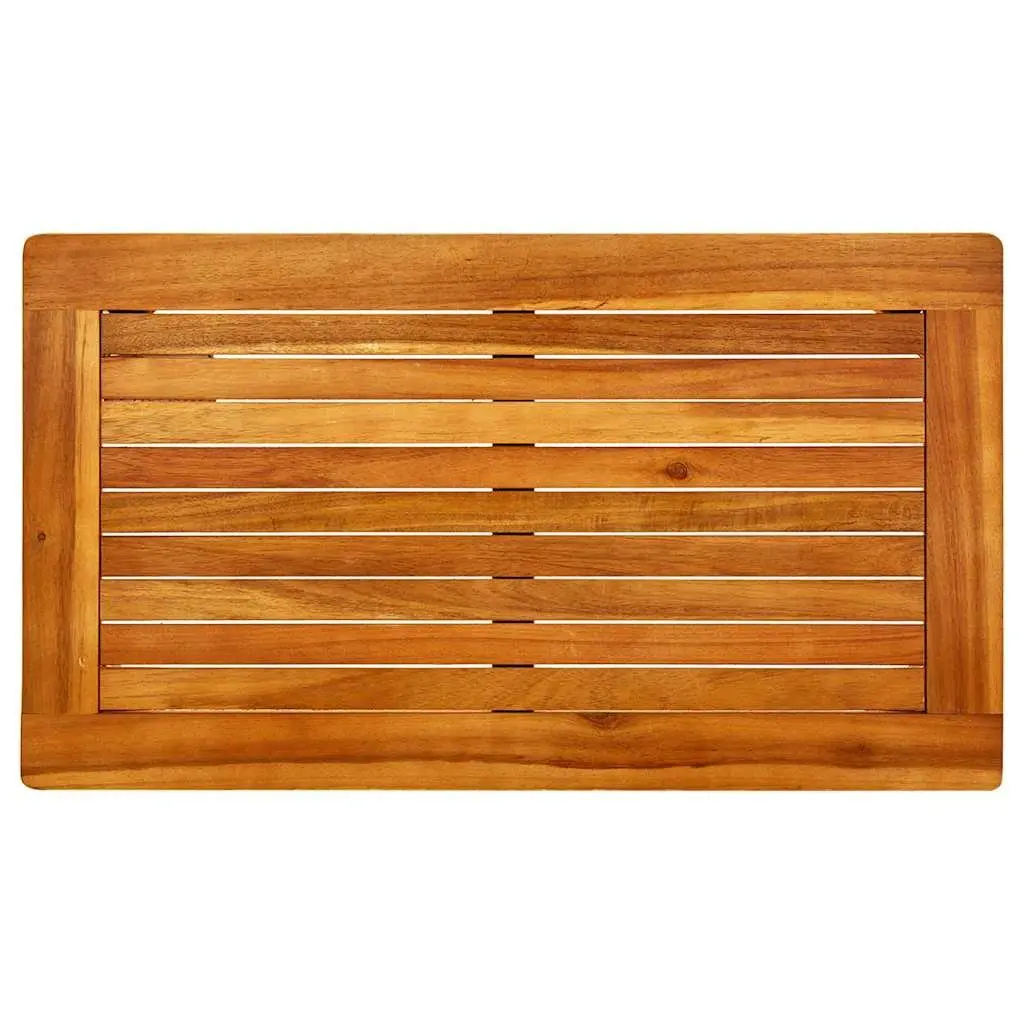 Outdoor Coffee Table 70x40x36 cm Solid Acacia Wood Slatted Brown Garden