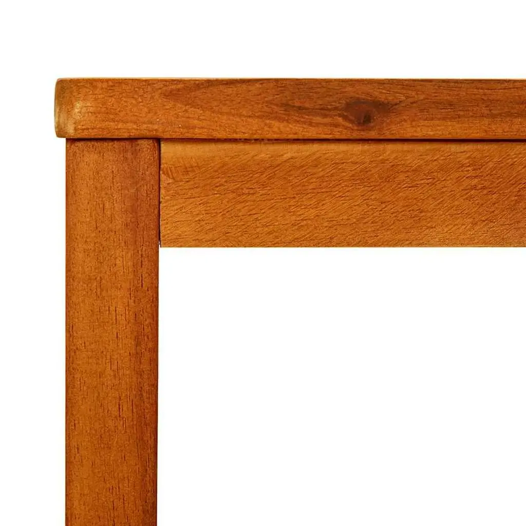 Acacia Coffee Table with Bottom Shelf for Storage