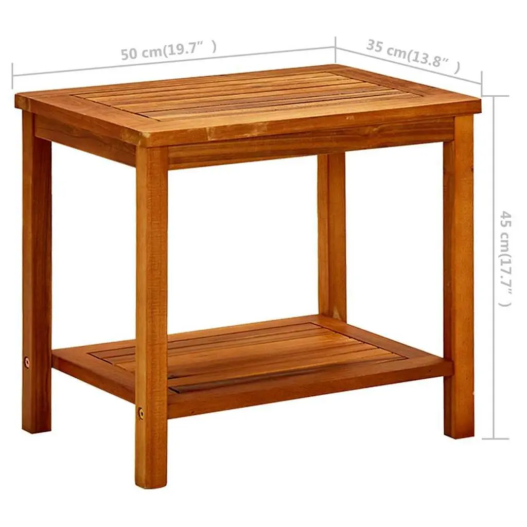 Solid Acacia Coffee Table for Comfort