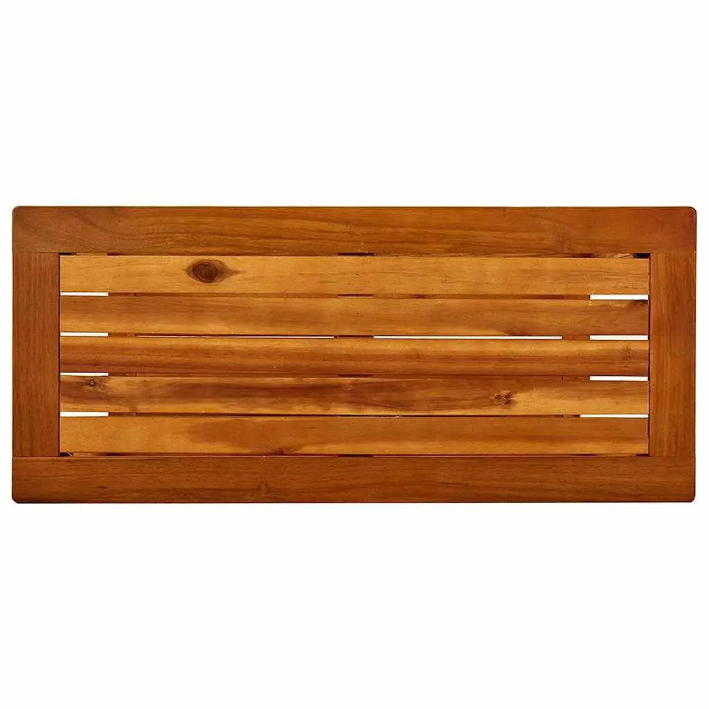 Garden Console Table Solid Acacia Wood 80x35x75cm Outdoor Patio Furniture
