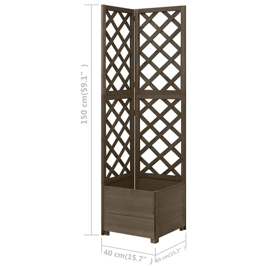 Corner Trellis Planter Box Garden Climbing Support Flowers Plants Outdoor Patio