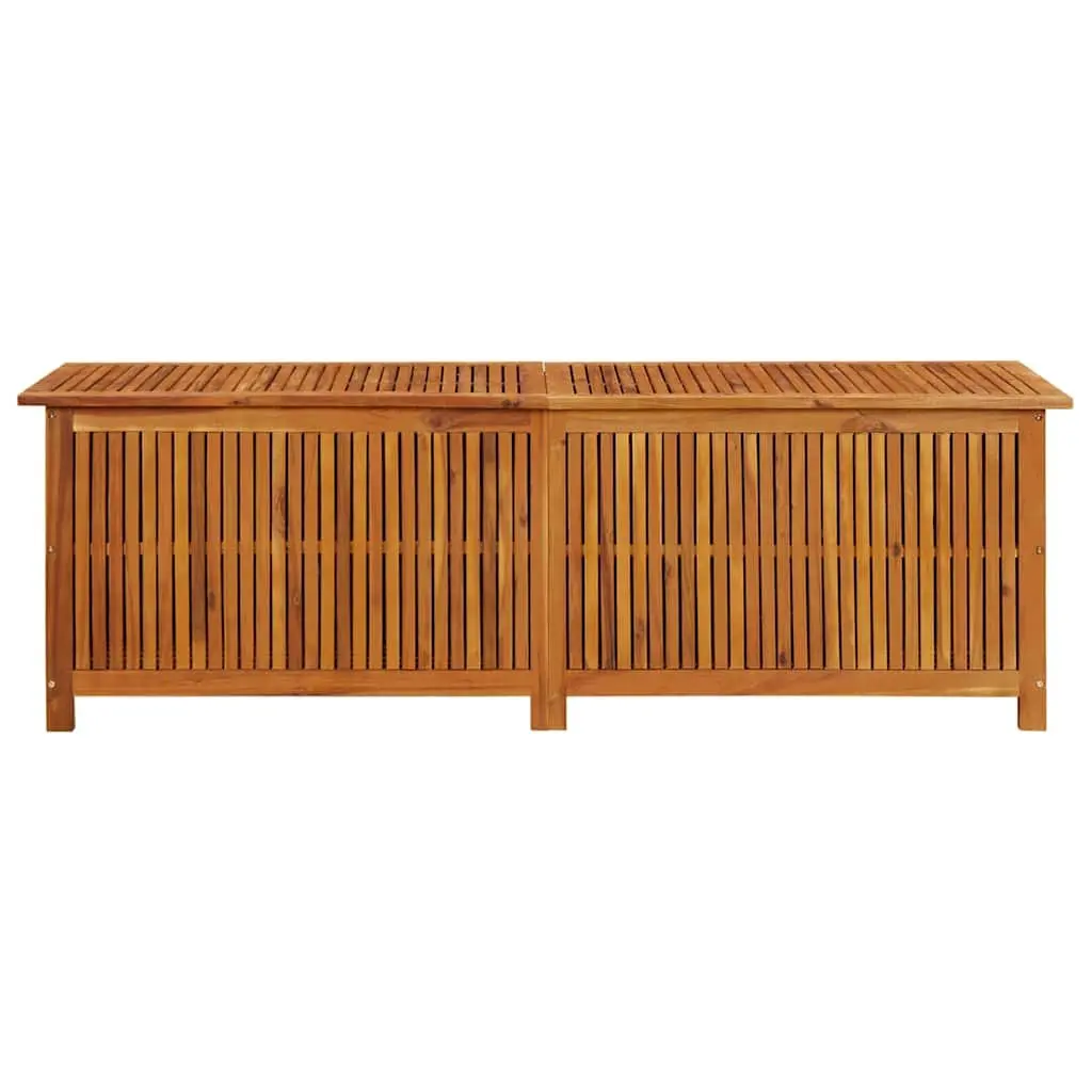 Garden Storage Box Solid Wood 175x50x58 cm Outdoor Furniture
