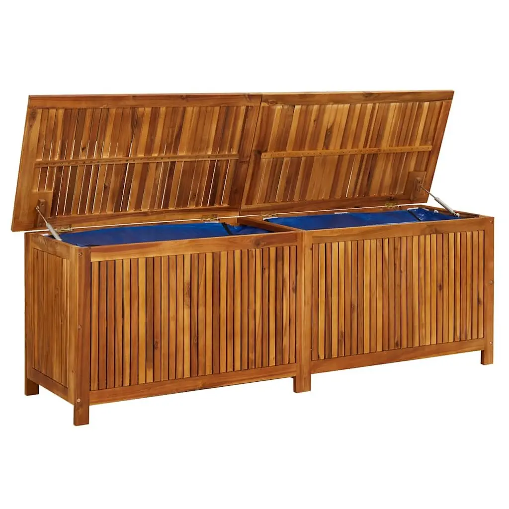 Garden Storage Box Solid Wood 175x50x58 cm Outdoor Furniture