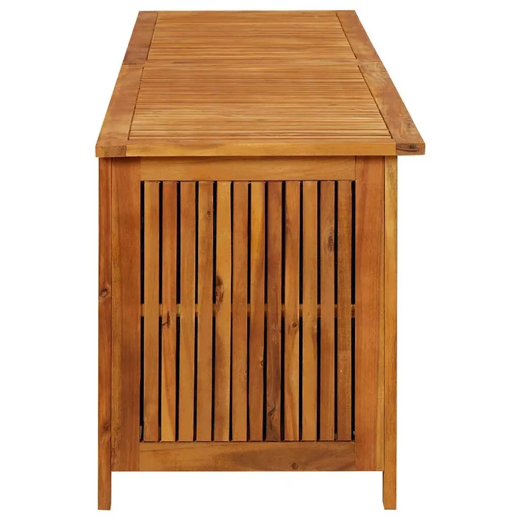 Garden Storage Box Solid Acacia Wood 200x50x58 cm Outdoor Cushion Pillow Deck Box