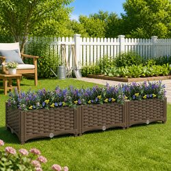 Friendly Raised Garden Bed Planter Box 120x40x23cm