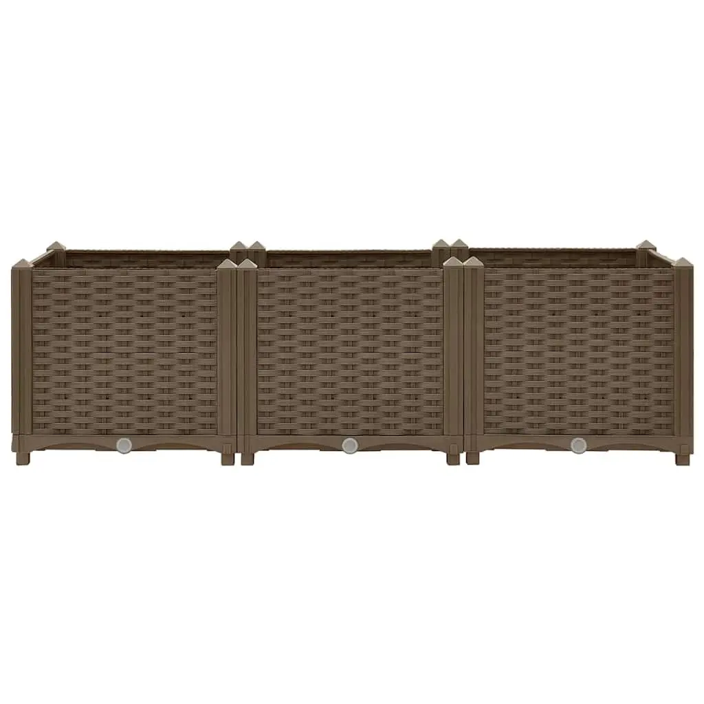 Raised Garden Bed Planter Large Deep Container 120 x 40 x 38 cm