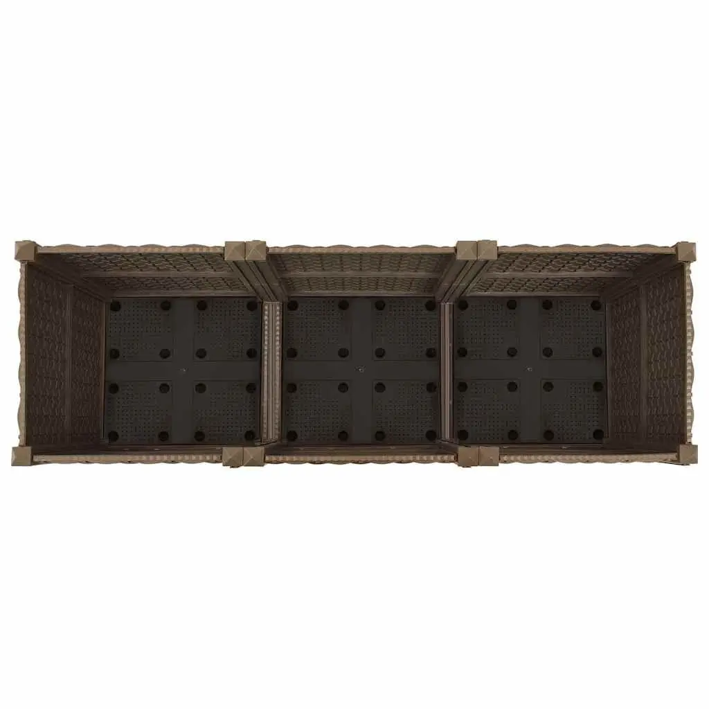 Raised Garden Bed Planter Large Deep Container 120 x 40 x 38 cm