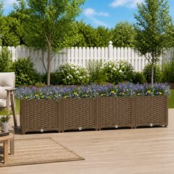 Friendly Raised Garden Bed 160x40x38cm for Your Outdoor Space