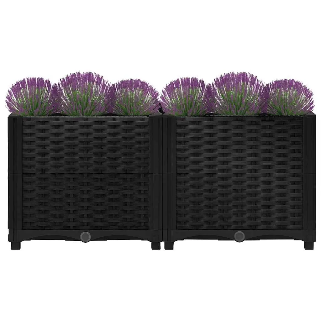 Raised Garden Bed Planter Polypropylene Deep Wide 80 x 40 x 38 cm