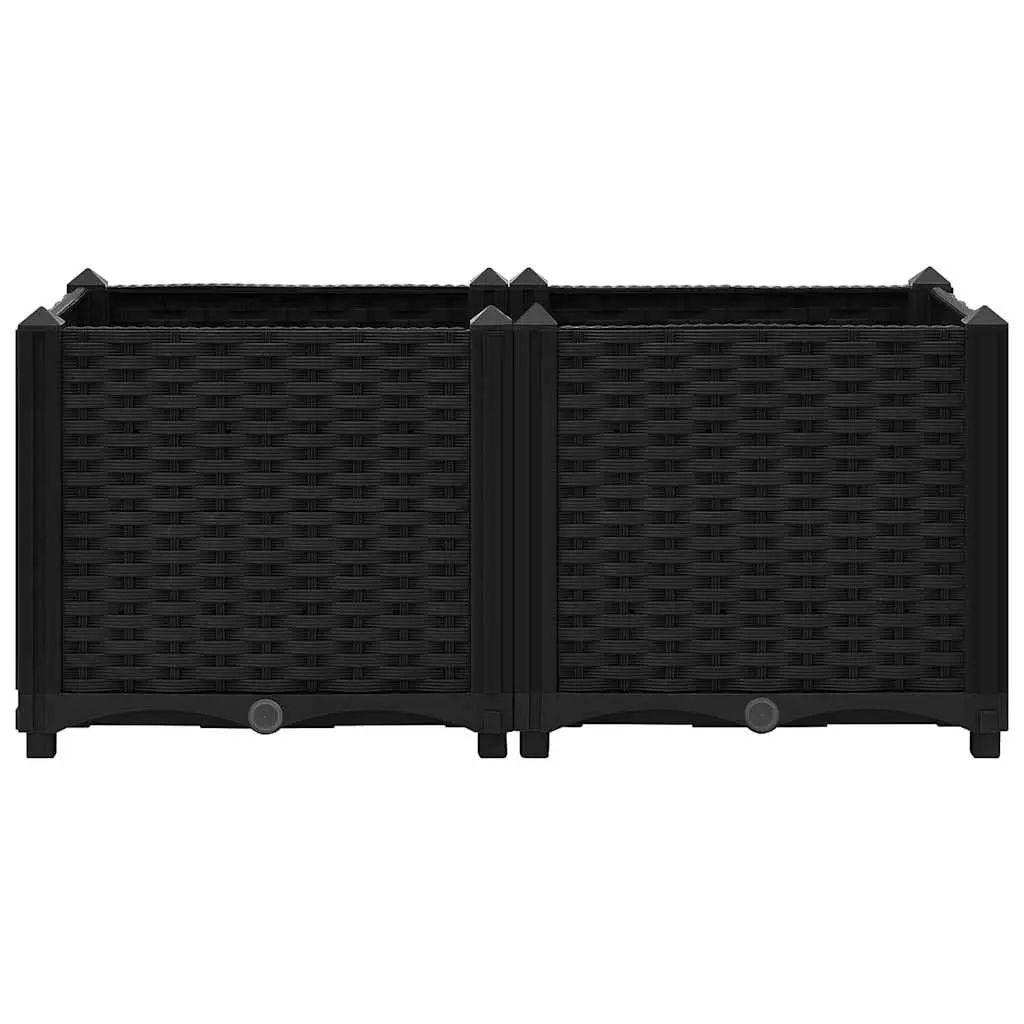 Raised Garden Bed Planter Polypropylene Deep Wide 80 x 40 x 38 cm