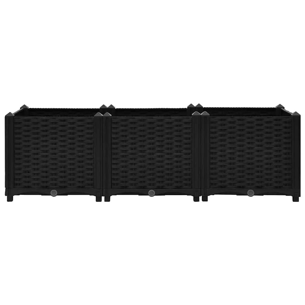 Raised Garden Bed Planter Box 120x40x38 cm Outdoor Flowers Vegetables Herbs