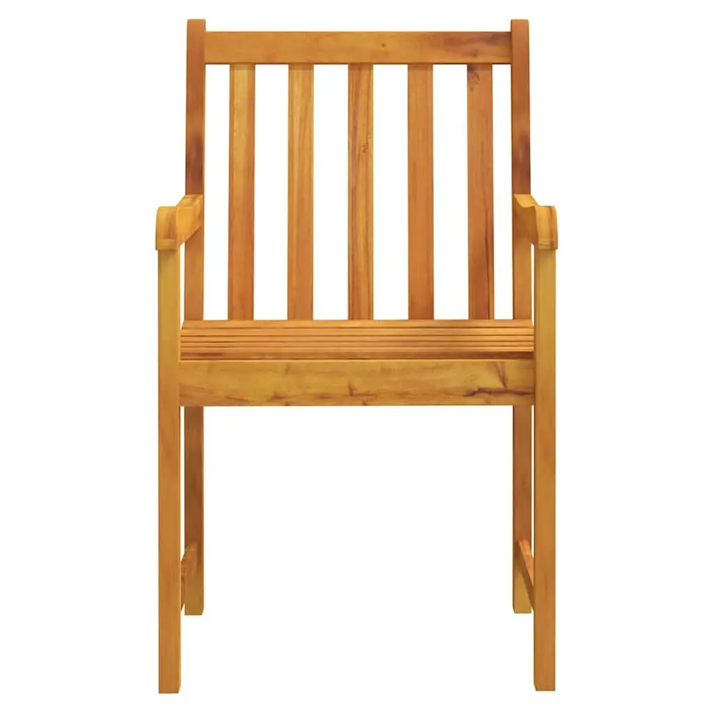 Outdoor Chairs 2 pcs Garden Seating Armchairs Solid Wood Weather Resistant