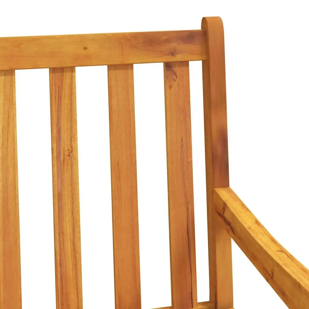 Outdoor Chairs 2 pcs Garden Seating Armchairs Solid Wood Weather Resistant