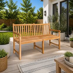 Your Perfect 150cm Garden Bench Made of Teak Wood