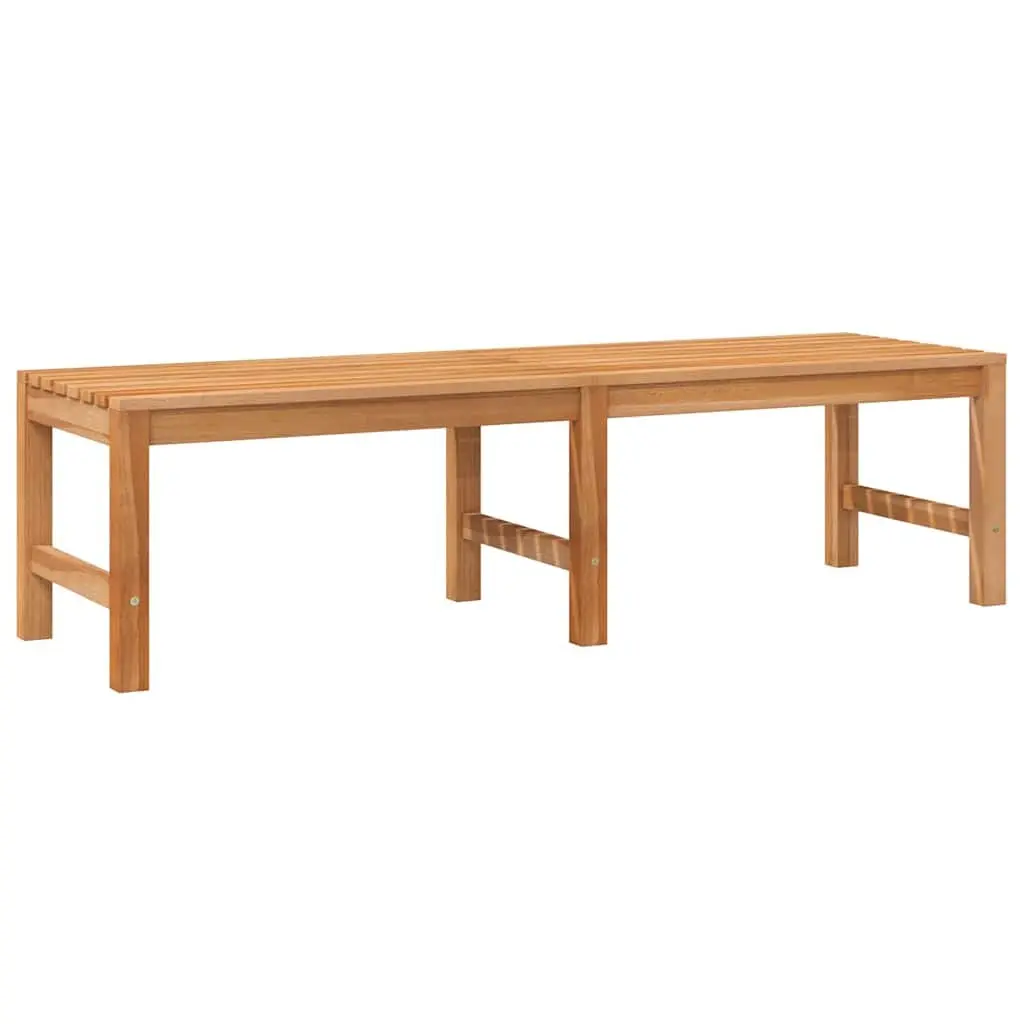 Outdoor Garden Bench Teak Wood 150cm